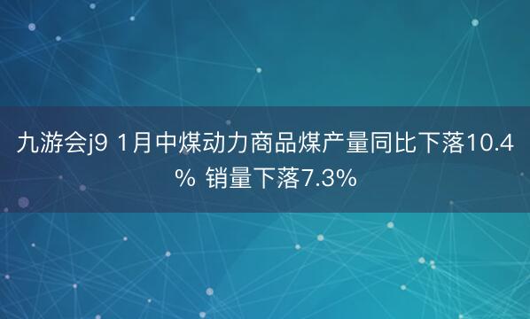 九游会j9 1月中煤动力商品煤产量同比下落10.4% 销量下落7.3%