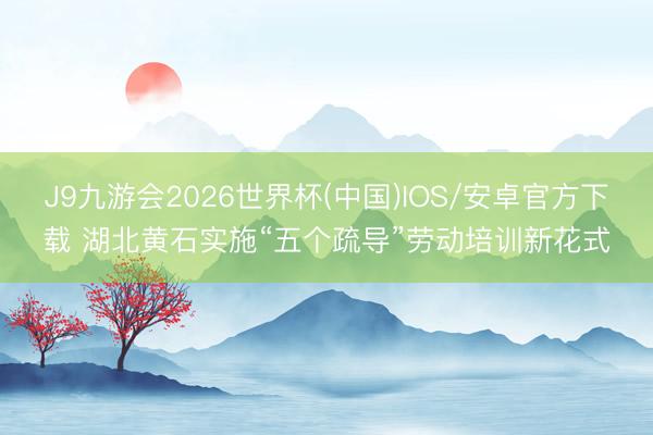 J9九游会2026世界杯(中国)IOS/安卓官方下载 湖北黄石实施“五个疏导”劳动培训新花式
